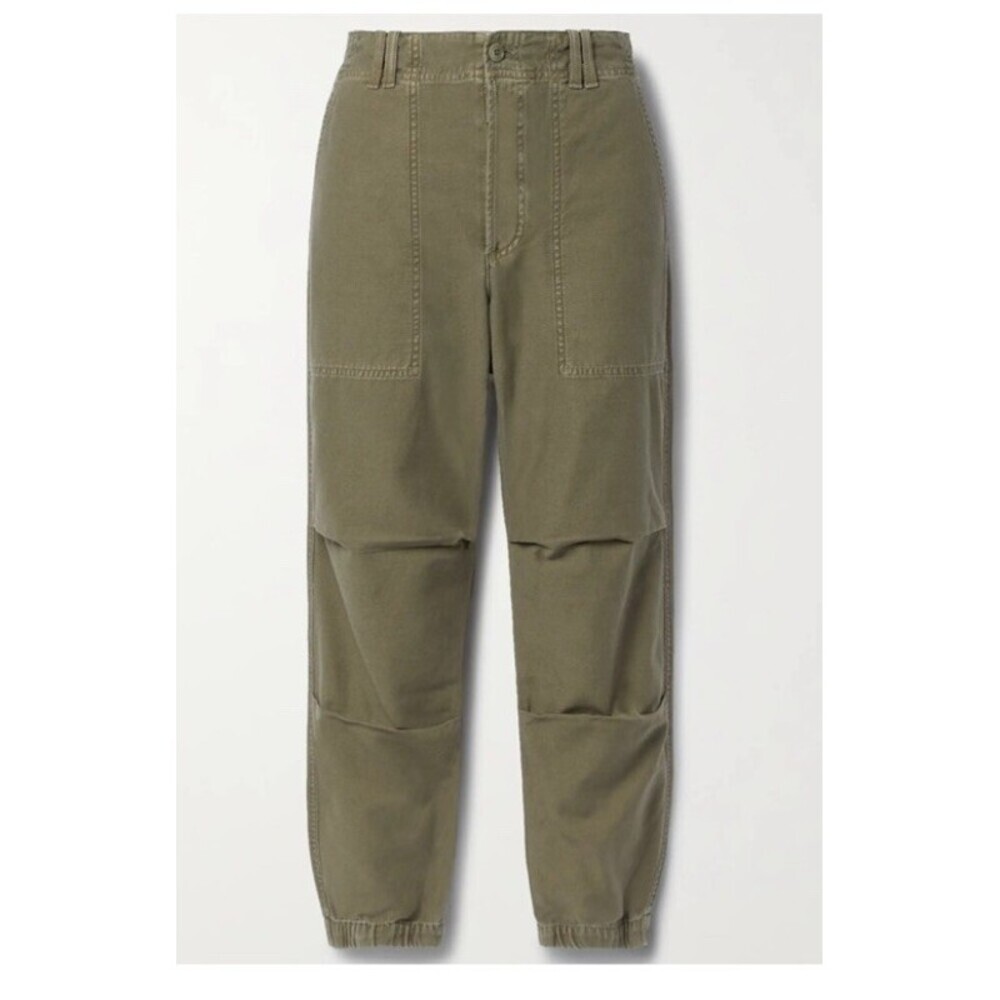 $238 Citizens of humanity pants Women's 26 Agni utility button fly brown cotton - Picture 2 of 7